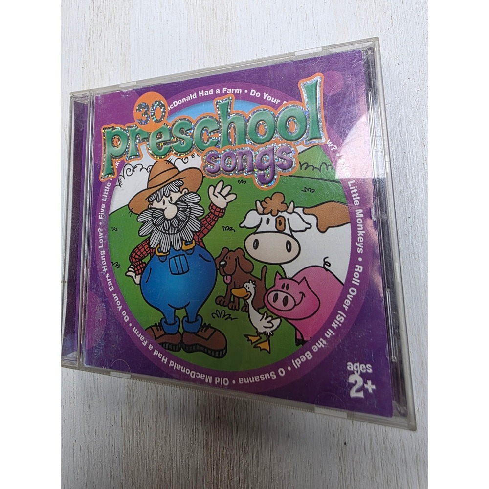30 Preschool Songs CD Kids Nursery Rhymes Old MacDonald Five Little Monkeys 2004